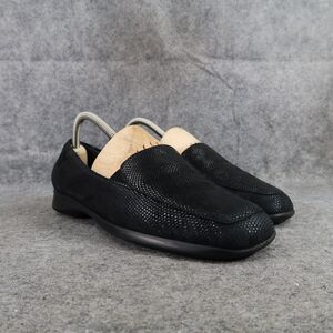 Trotters Shoes Womens 8.5 Loafers Slip On Comfort Career Leather Classic Black W